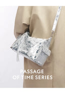 GENUINE LEATHER DESIGNER CROSSBODY HANDBAG