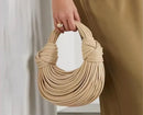 Handwoven Noodle Knotted Hobo Bags