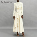 Slimming Spliced Bead Dresse