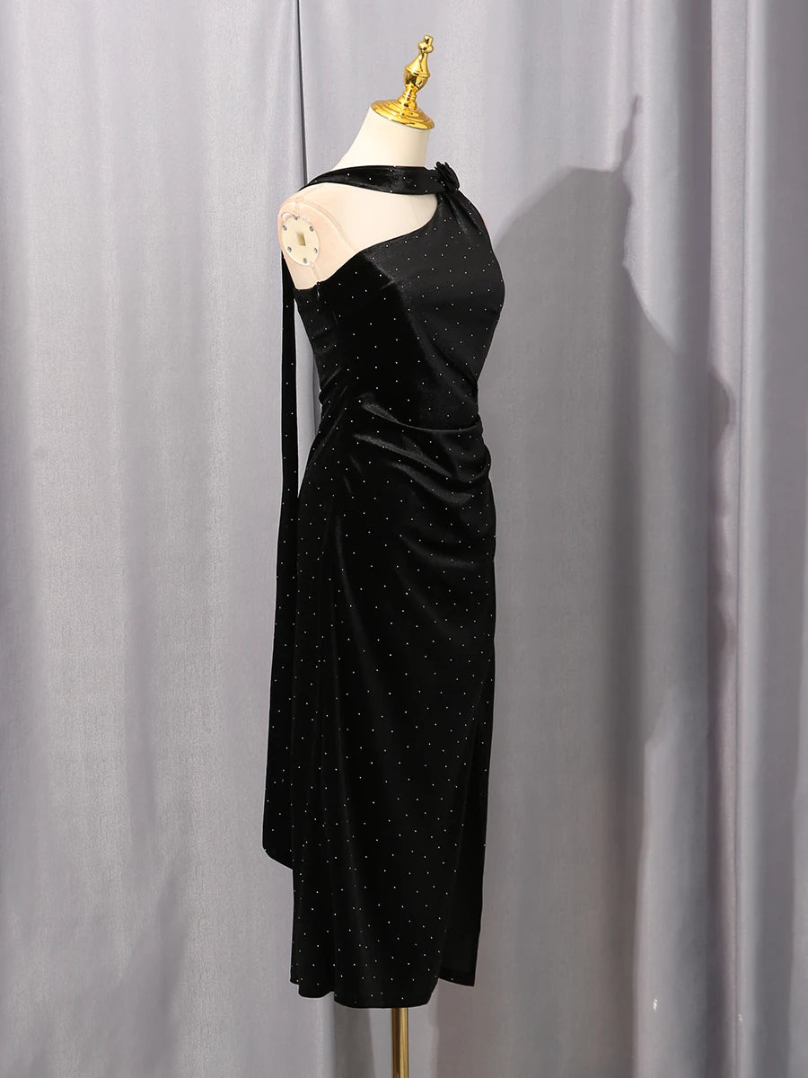Spliced Ribbon Elegant Dresses