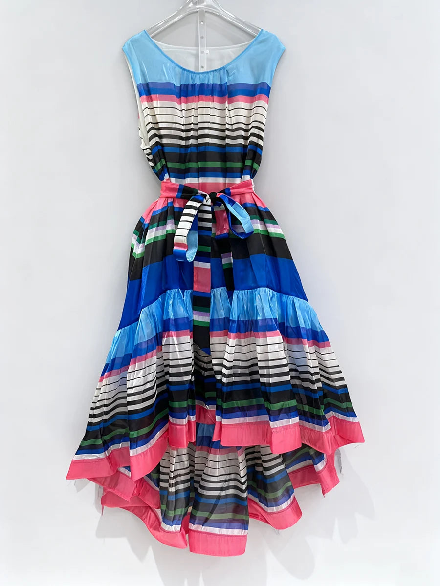 Color Striped Dresses
