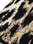 Leopard Zipper Fashion Dresses