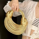 Handwoven Noodle Knotted Hobo Bags