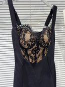 Spliced Lace Dresses