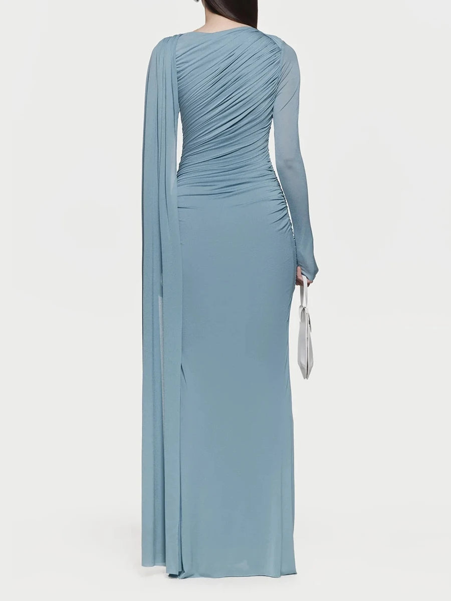 Spliced Folds Dresses
