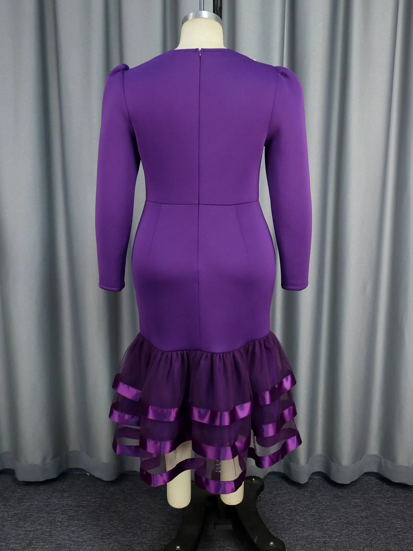 Plus Size Purple Dress