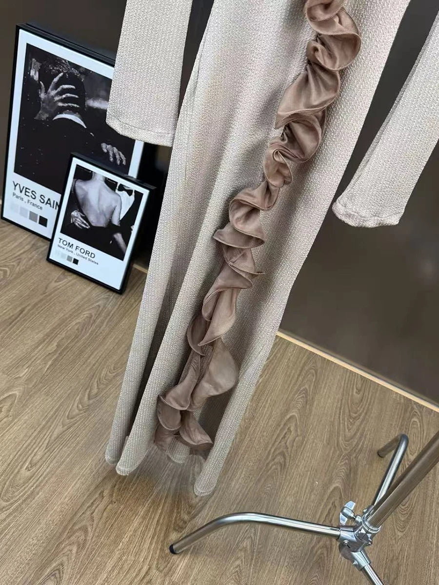 Spliced Fungus Folds Dresses