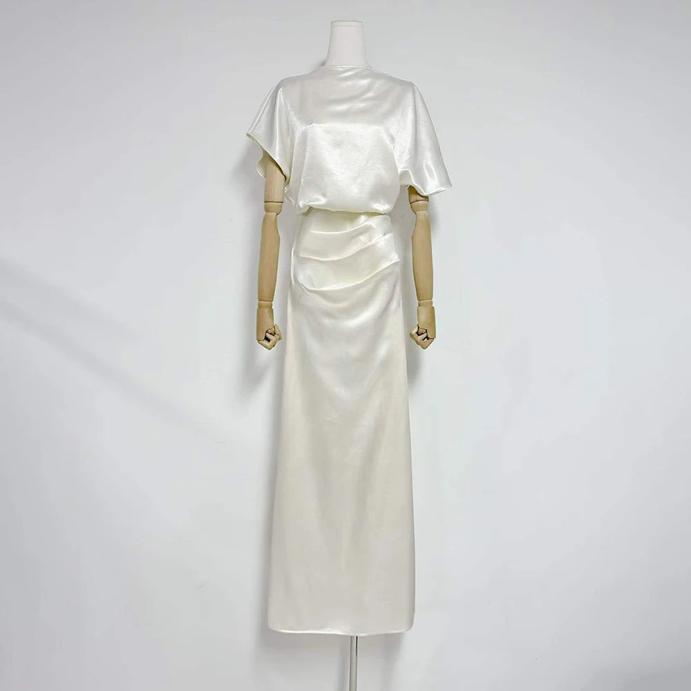 Spliced Folds Dresses
