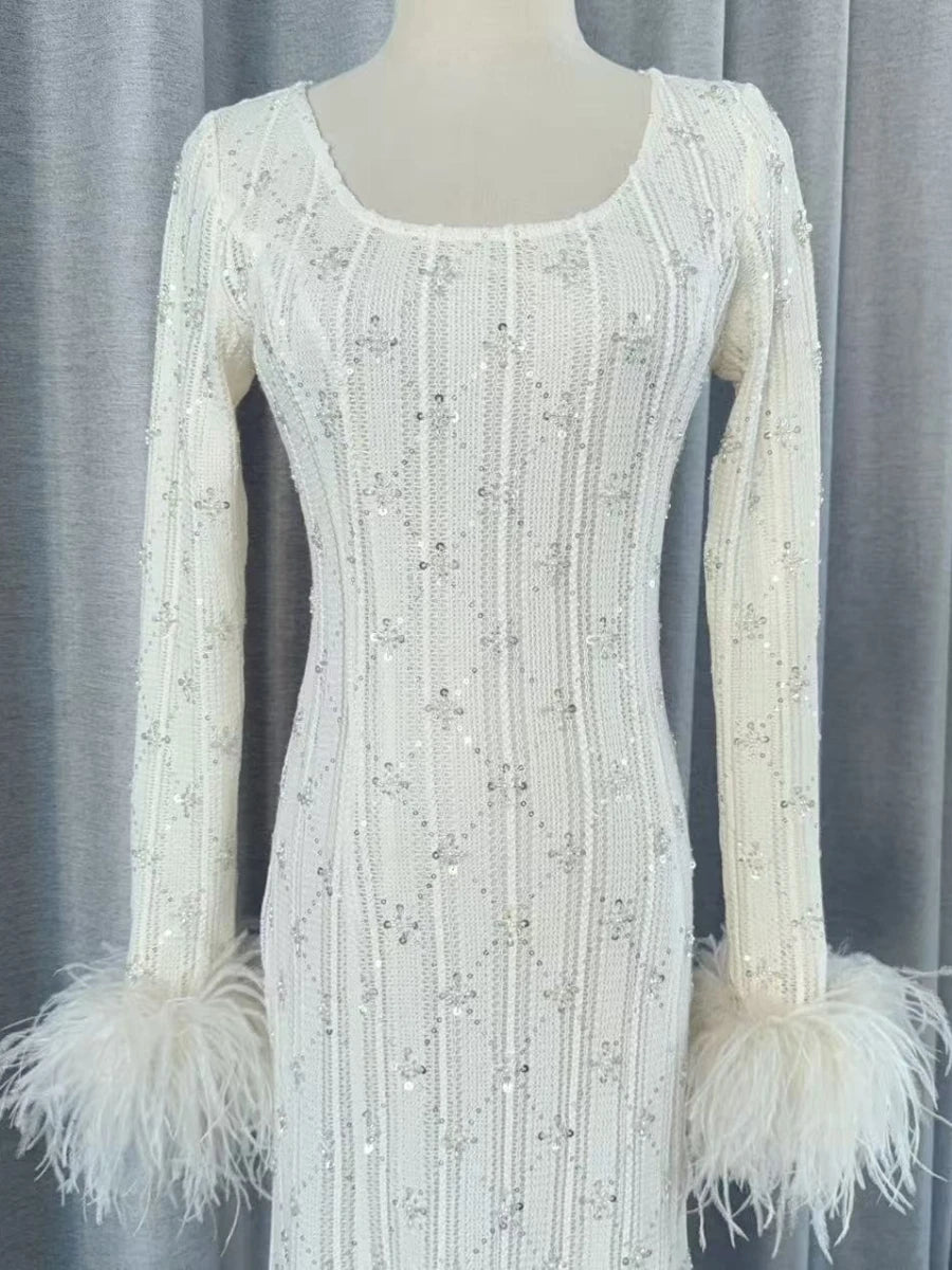 Spliced Bead Dresses