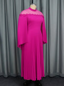 Plus Size Pleated Dresd