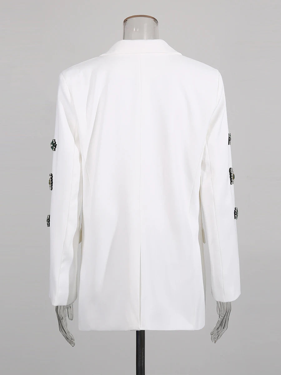 Spliced Bead Luxurious Blazers