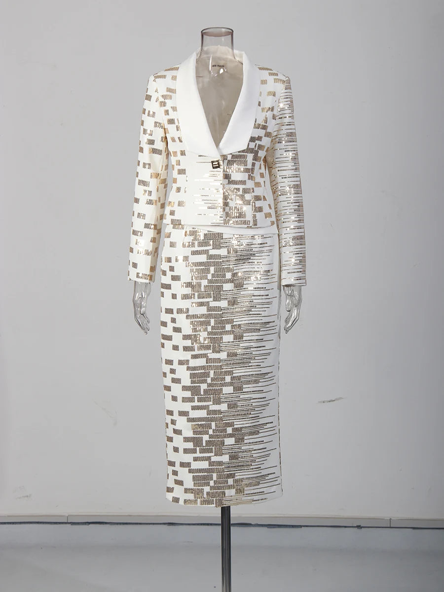 Sequins Two Piece Sets