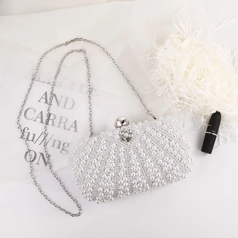 Elegant  Pearl Dinner Bag