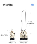 LEATHER BUCKET BAGS