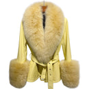 Sheep Fur Leather Jacket