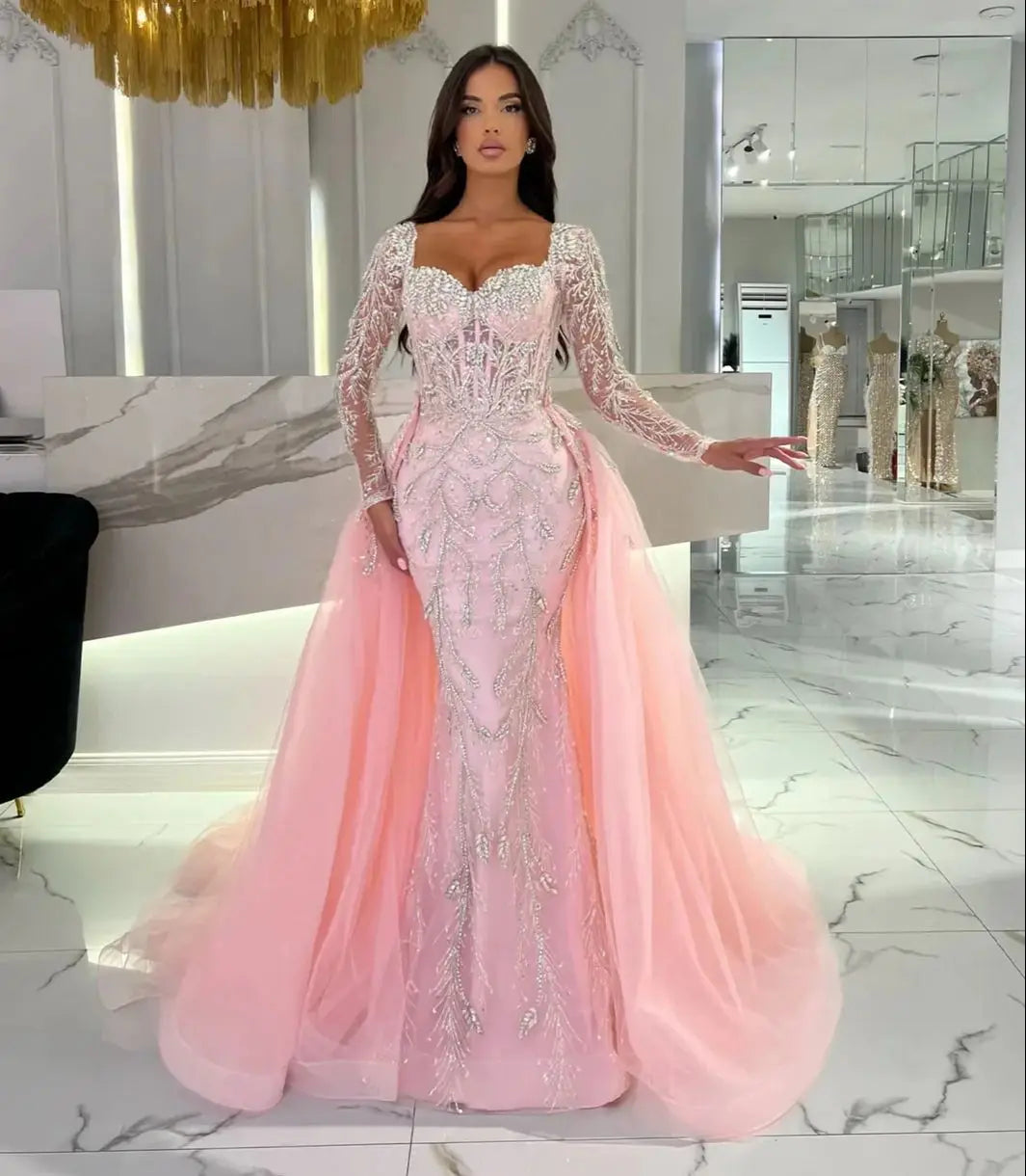 Glamorous Glitter Sequins Mermaid Dress