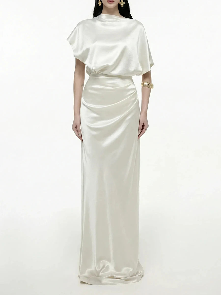 Spliced Folds Dresses