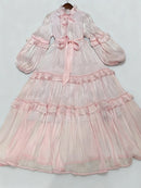 Ruffles Folds Dresses