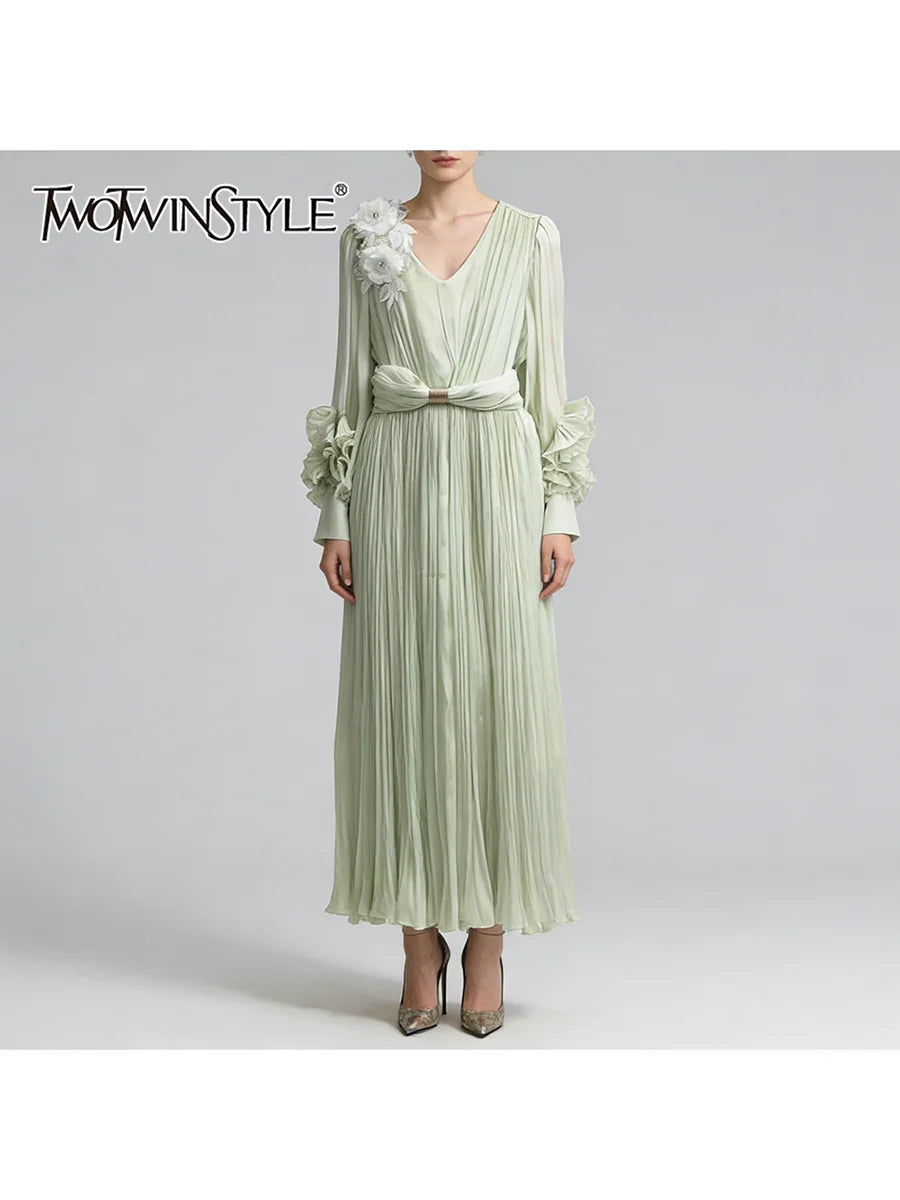 Flower Ruffles Dresses