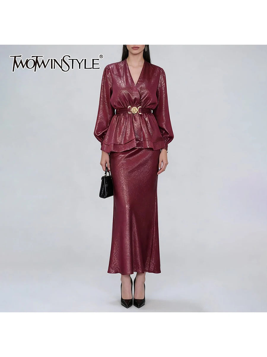 Two Piece Dress Set