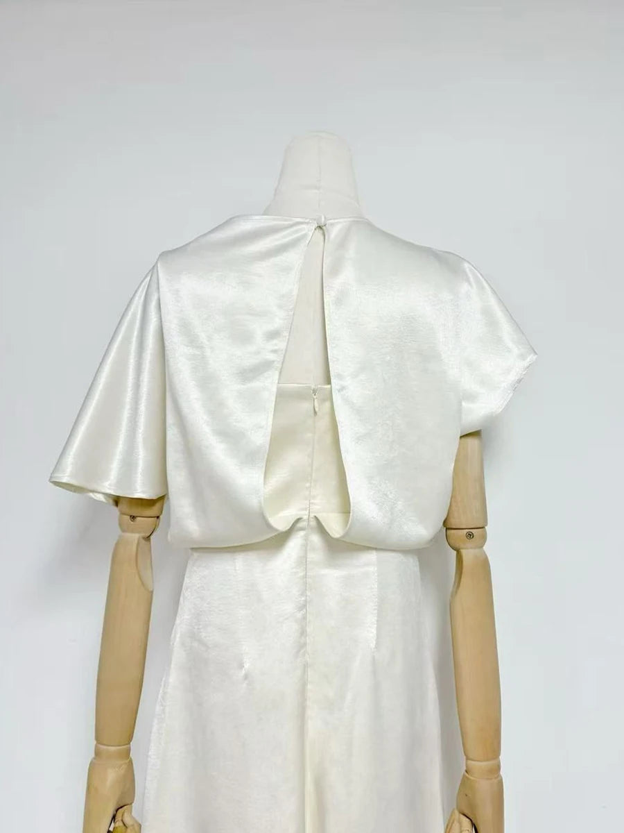 Spliced Folds Dresses
