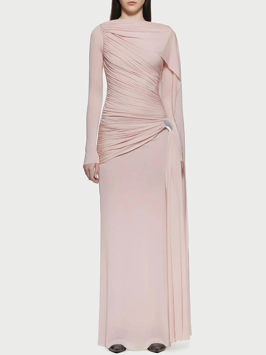 Spliced Folds Dresses