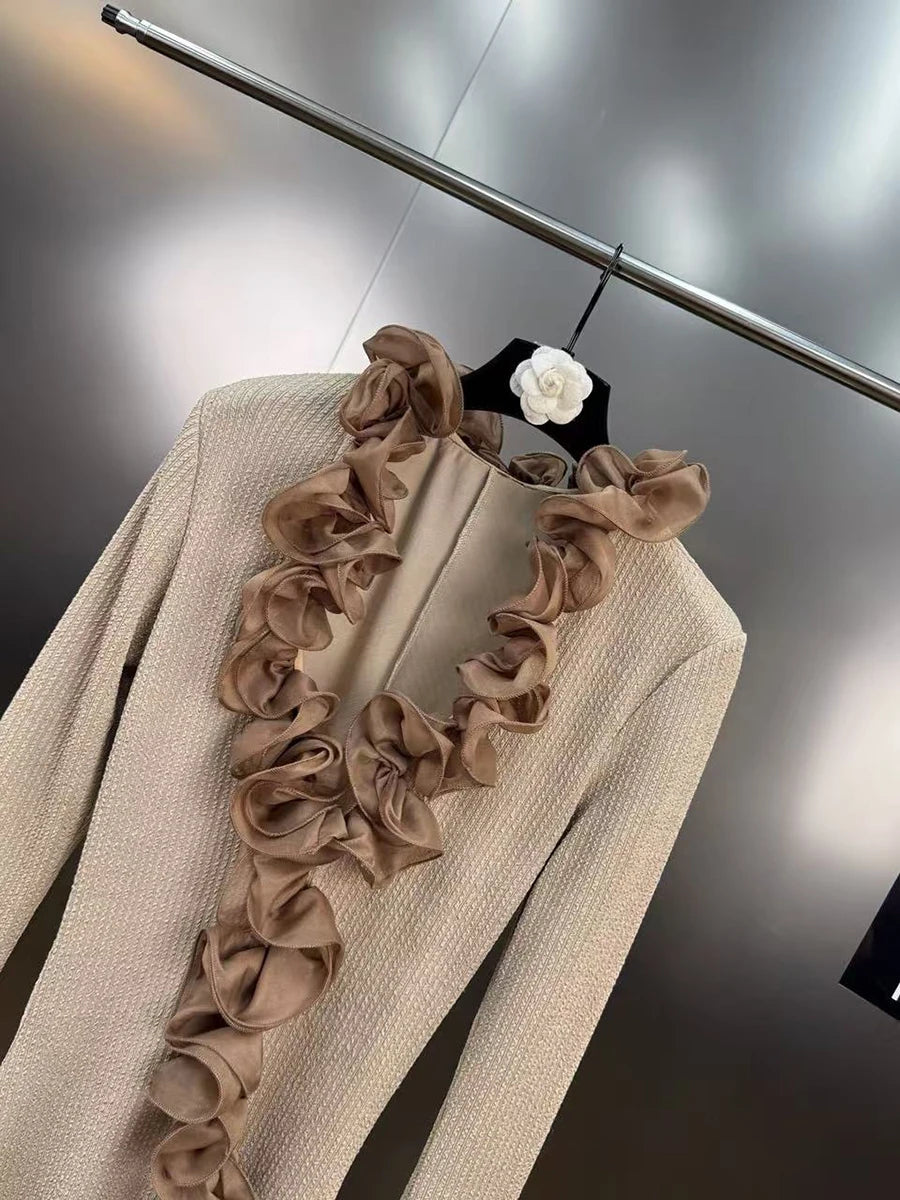 Spliced Fungus Folds Dresses