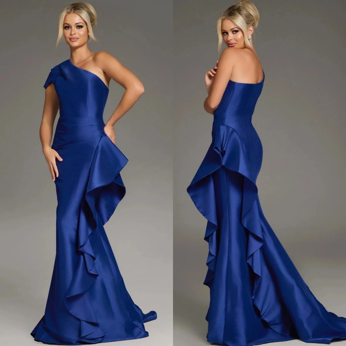 Mermaid Evening Dresses One Shoulder Dresses