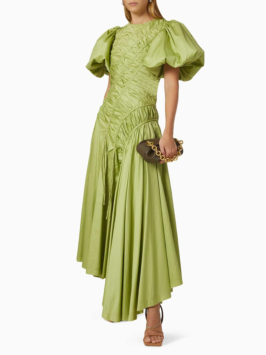 Spliced Folds Dresses