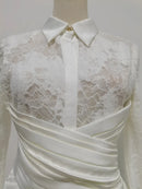 Spliced Lace Dresses