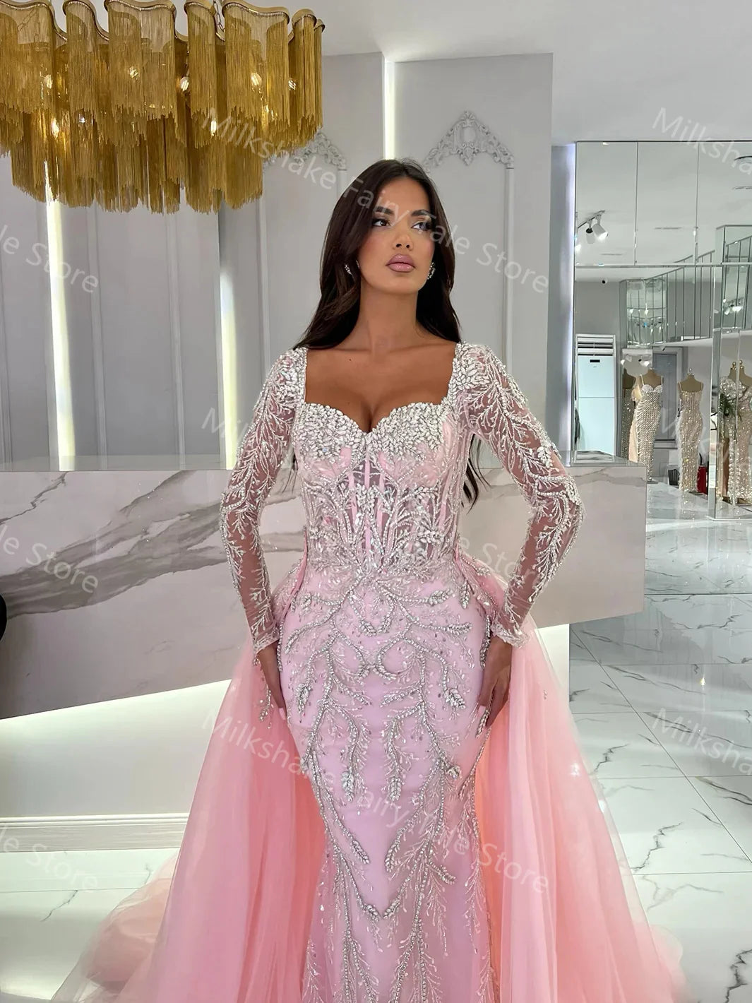 Glamorous Glitter Sequins Mermaid Dress