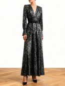 Leopard Spliced Bowknot Dresses