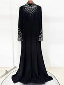 Solid Spliced Bead Dresses