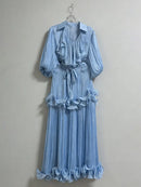 Spliced Folds Dresses