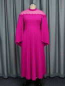 Plus Size Pleated Dresd