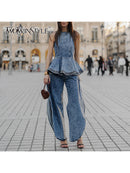 Denim Two Piece Sets