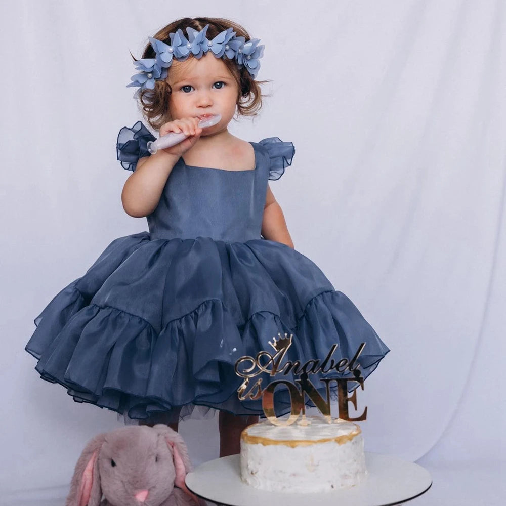 Cute Puffy Organza Tutu Baby Pageant Dresses
