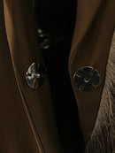 Hit Color Loose Tassels Coats