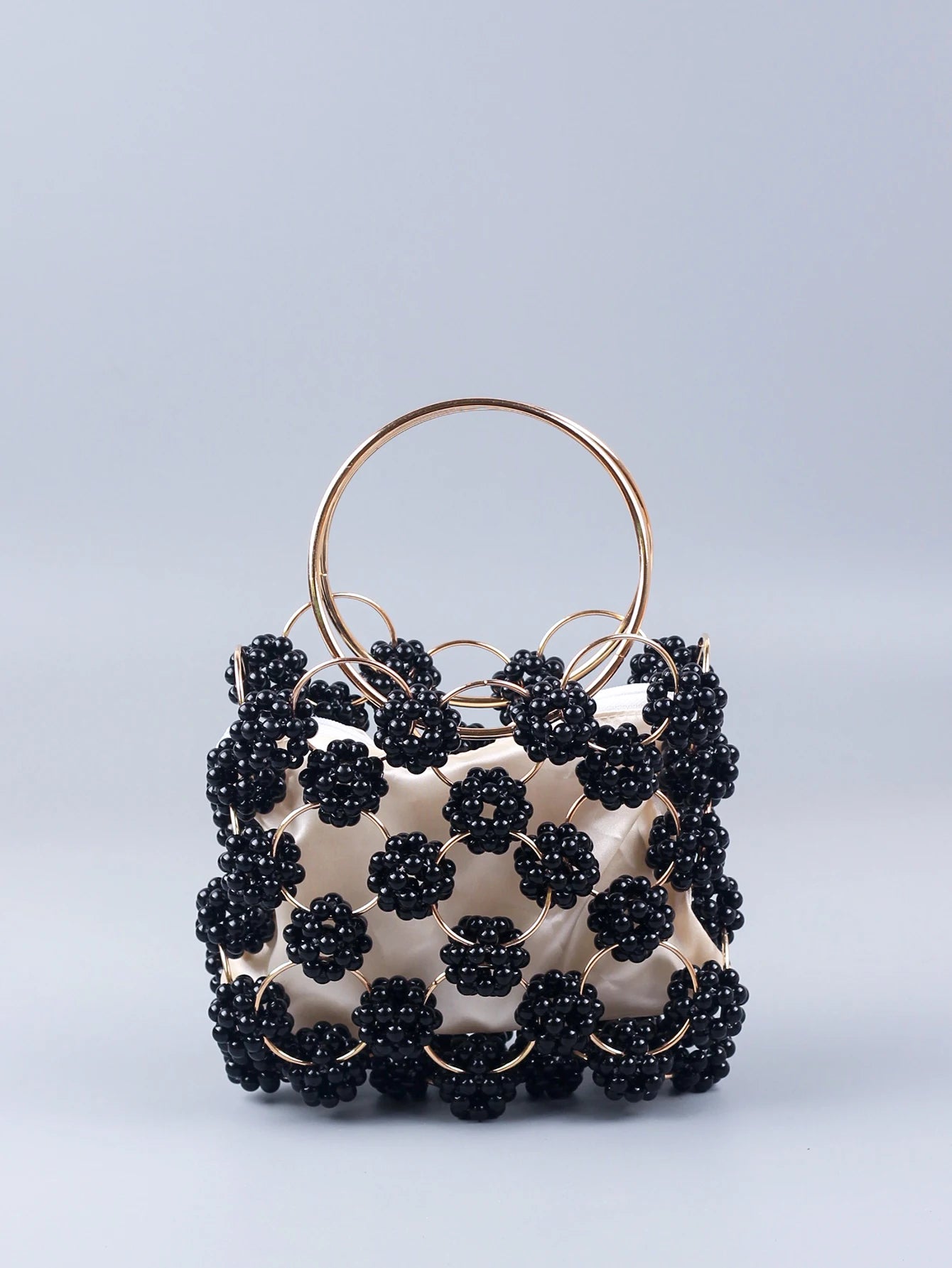 Black Ball Bag Beaded Bag