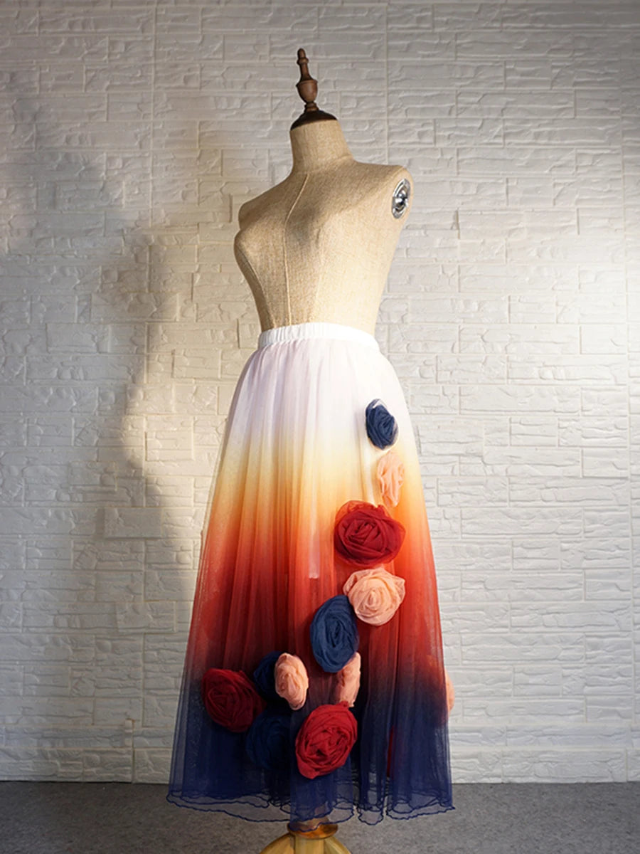 Spliced Diamonds Appliqués Dress