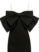 Spliced Bowknot Fashion Dresses