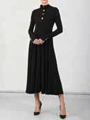 Metal Buttons Basics Dresses