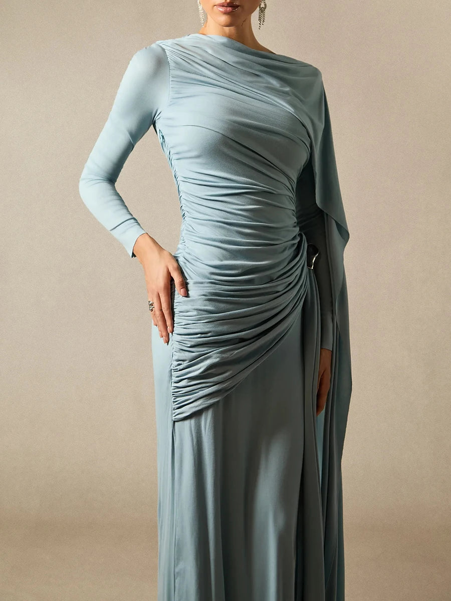 Slimming Spliced Folds Dresses