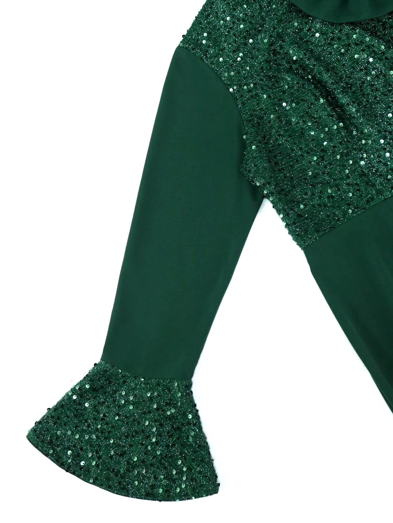 Winter Green Christmas Party Dress