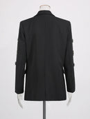 Spliced Bead Luxurious Blazers