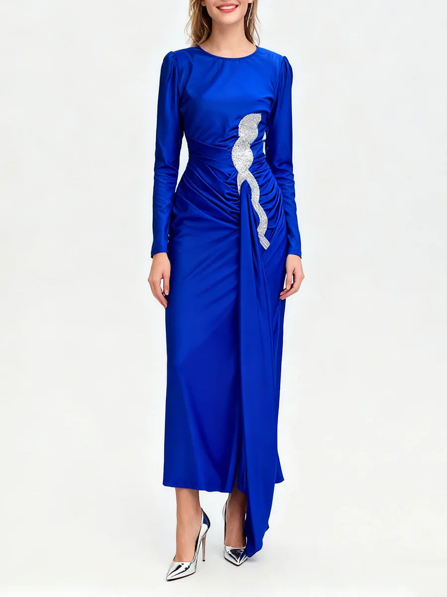 Spliced Bead Elegant Dresses