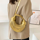 Handwoven Noodle Knotted Hobo Bags