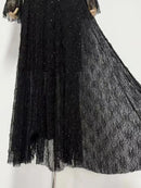 Long Sleeves Patchwork Dress