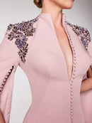 Spliced Bead Luxurious Dresses