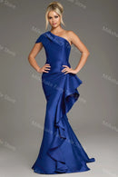 Mermaid Evening Dresses One Shoulder Dresses